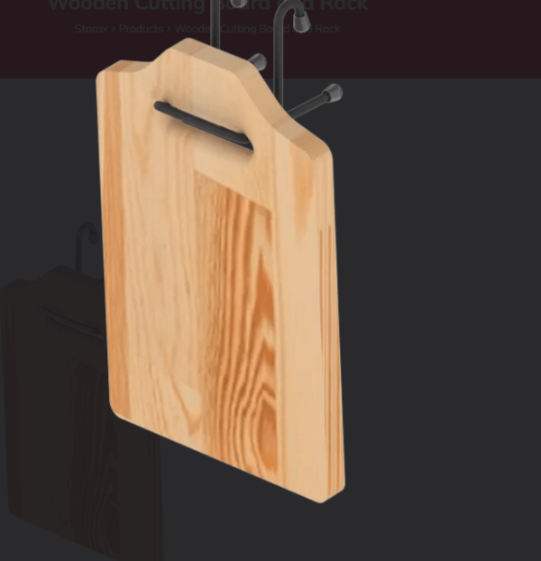 Κρεμαστή ξύλινη βάση για την κοπή τροφίμων S 4103