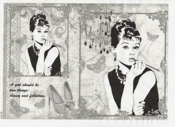 Ριζόχαρτο Α4 40gr Audrey Hepburn