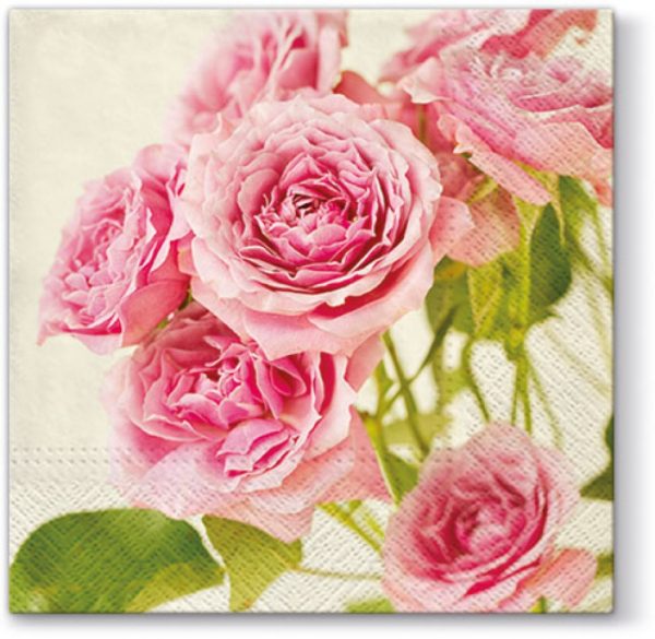 Χαρτοπετσέτες Decoupage 35 x 35 Λουλούδια - Πεταλούδα 93