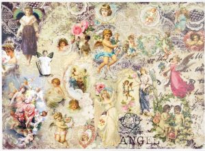 Ριζόχαρτο Α4 40gr Romantic Little Angels