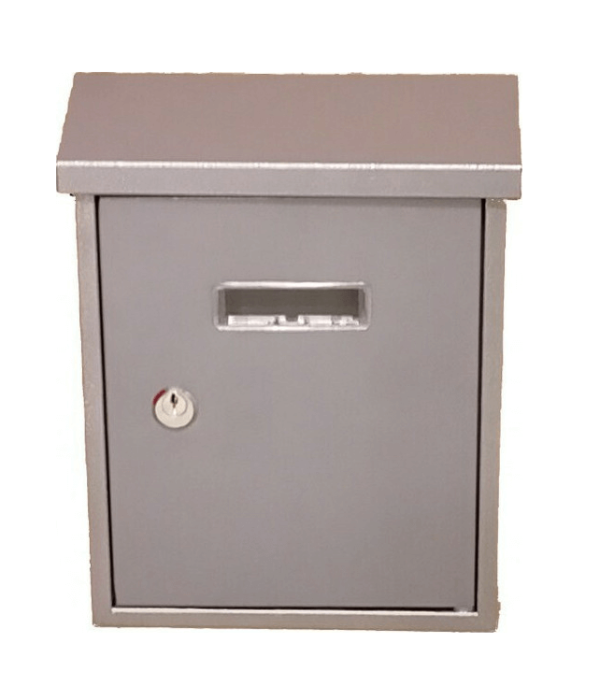 Γραμματοκιβώτιο Μεταλλικό 25.5x6x19.2cm Νίκελ Ματ  TX-081