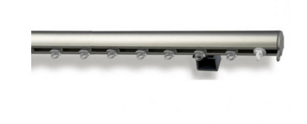 Σιδηρόδρομος αλουμινίου για δεύτερη γραμμή σε κουρτινόβεργα 1,40cm