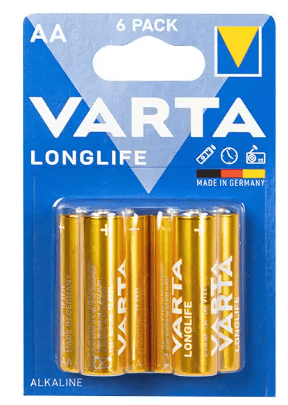 Varta LongLife Αλκαλικές Μπαταρίες AA 1.5V 6τμχ