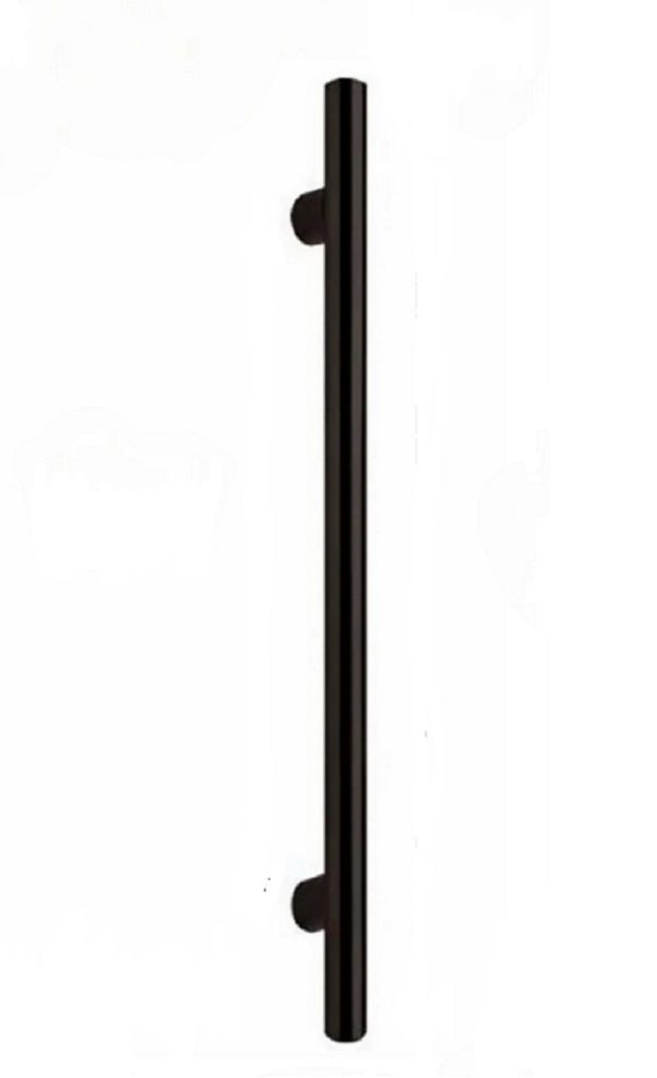 Import Hellas Λαβή Εξώπορτας M8028 Μαύρο Ματ Φ32mm 600mm